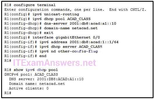 CCNA 2 v7 Modules 7 \u2013 9: Available and Reliable Networks Test Online 8