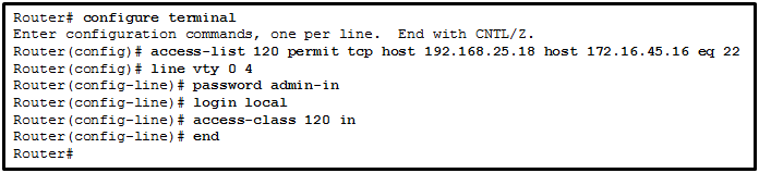 CCNA 3 v7 Modules 3 \u2013 5: Network Security Test Online 7